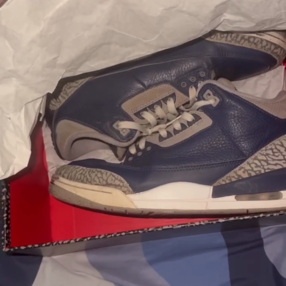 Men's Blue and Gray Sneakers